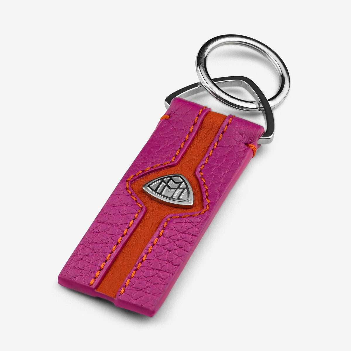 Portachiavi Maybach The Key Moment II in pelle, rosa/arancione
