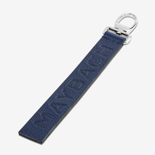 Portachiavi Maybach The Key Point II in pelle, blu