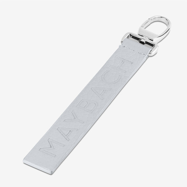 Portachiavi Maybach The Key Point II in pelle, bianco