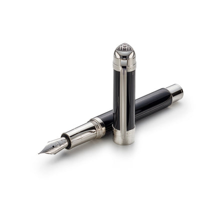 Maybach Stylo plume The Peak I Lustrous - Platinum, 18K, Noir Minuit