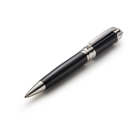 Penna a sfera Maybach The Peak I Lustrous - Platinum, Nero Notte