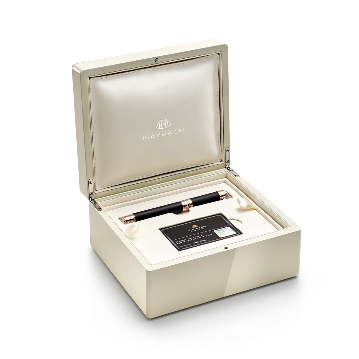 Maybach Tintenroller The Peak I Volcanic Black - Rosegold, Volcanic Black