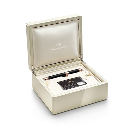 Maybach Tintenroller The Peak I Volcanic Black - Rosegold, Volcanic Black