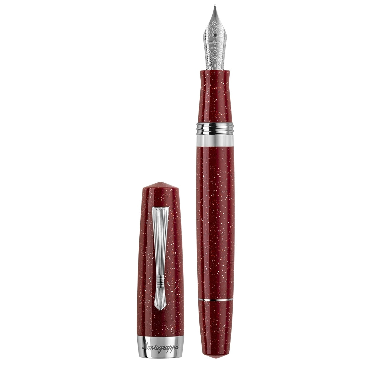 Stilografica Montegrappa Elmo 02 Plus, argento, Spice