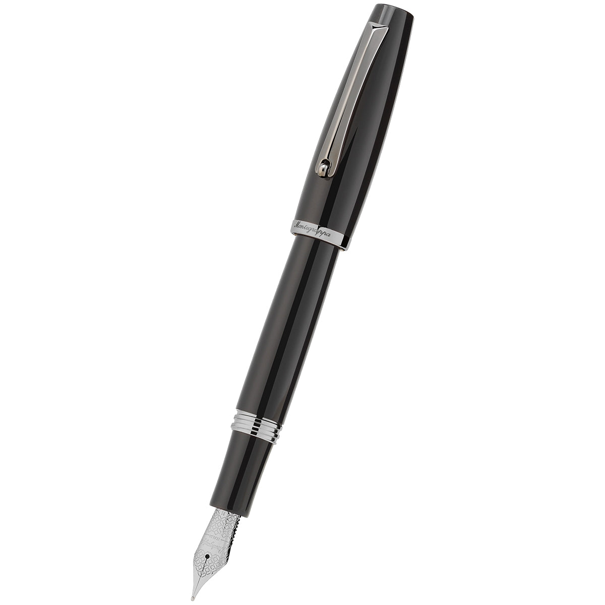 Stylo plume Montegrappa Manager ruthénium, noir