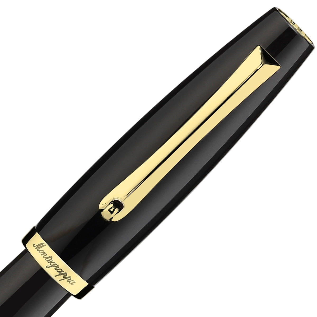 Stylo-plume Montegrappa Manager en or jaune, noir