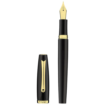 Stylo-plume Montegrappa Manager en or jaune, noir