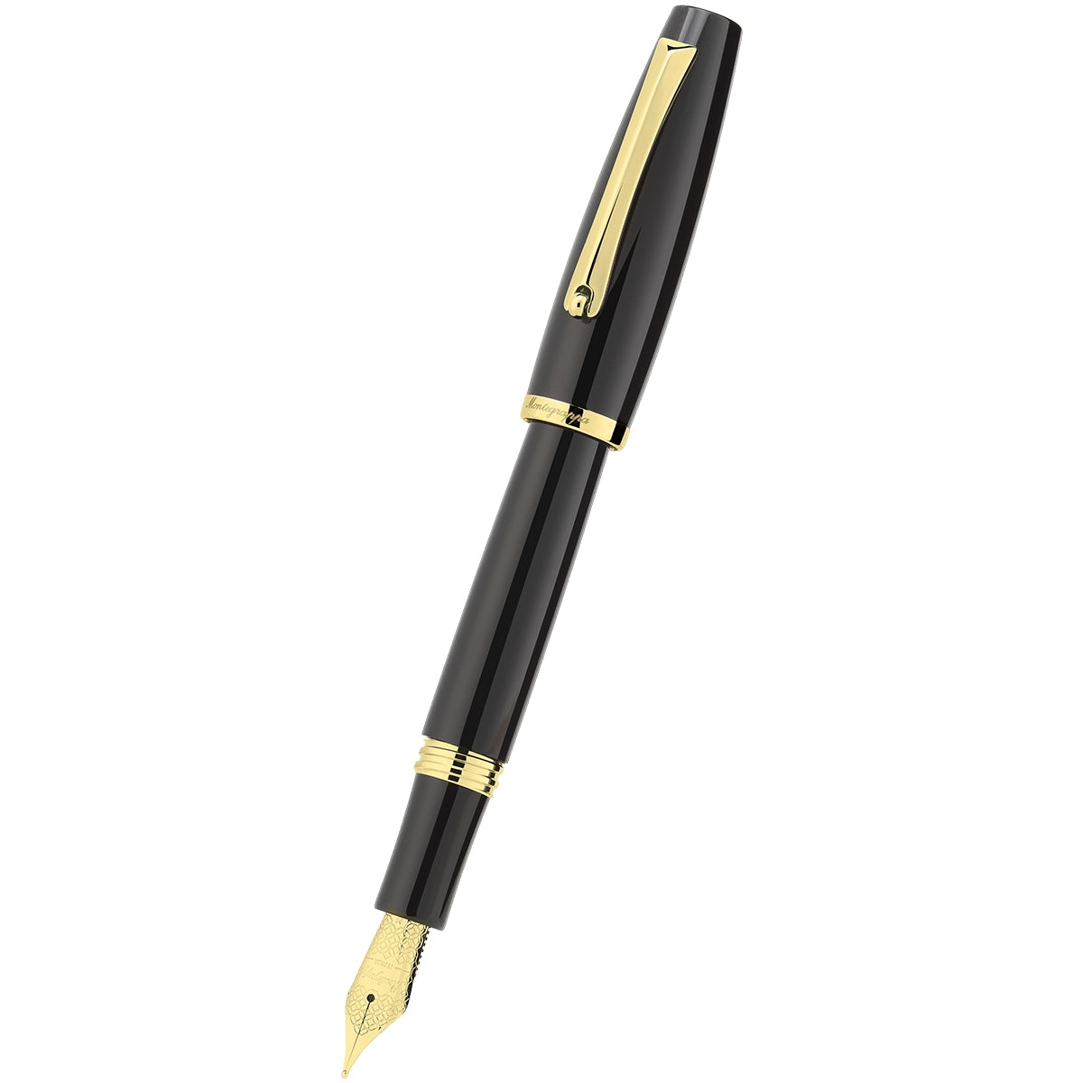 Stylo-plume Montegrappa Manager en or jaune, noir