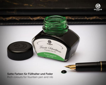 Octopus Fluids Encre de stylo plume classique Vert printemps