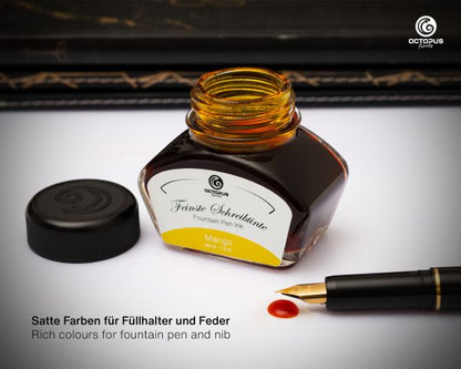 Octopus Fluids Encre pour Stylo Plume Classique Encres de Calligraphie Mangue