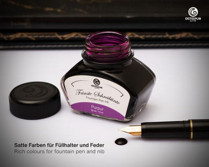 Encre pour stylo plume Octopus Fluids Classic, Pourpre