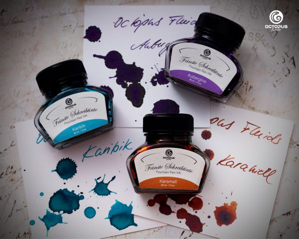 Octopus Fluids Füllhaltertinte Classic Schreibtinten Aubergine
