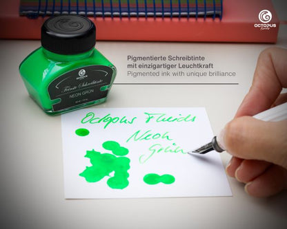 Encre surligneur Octopus vert néon 30 ml