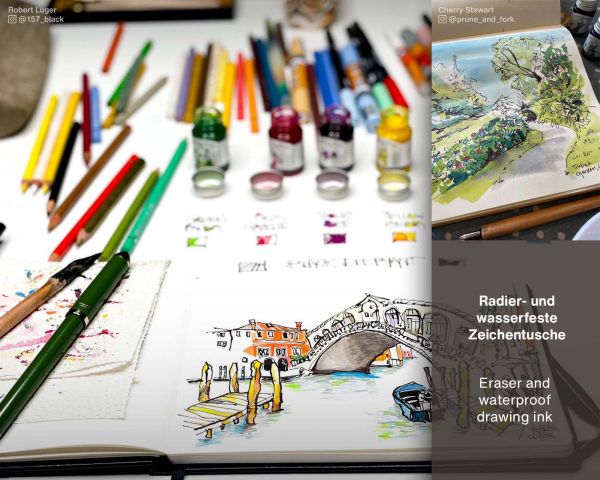 Inchiostro per scrittura e disegno Octopus Write & Draw Pink Owl