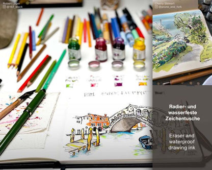 Octopus inchiostro per scrittura e disegno Write & Draw Ink 289 Grey Kangaroo grigio