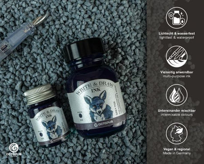 Inchiostro per scrittura e disegno Octopus Write & Draw 356 Grey Fox Grigio