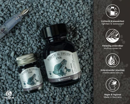 Inchiostro da scrittura e disegno Octopus Write & Draw Ink 458 Grey Frog Grigio