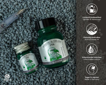 Inchiostro per scrittura e disegno Octopus Fluids Write & Draw Green Eagle