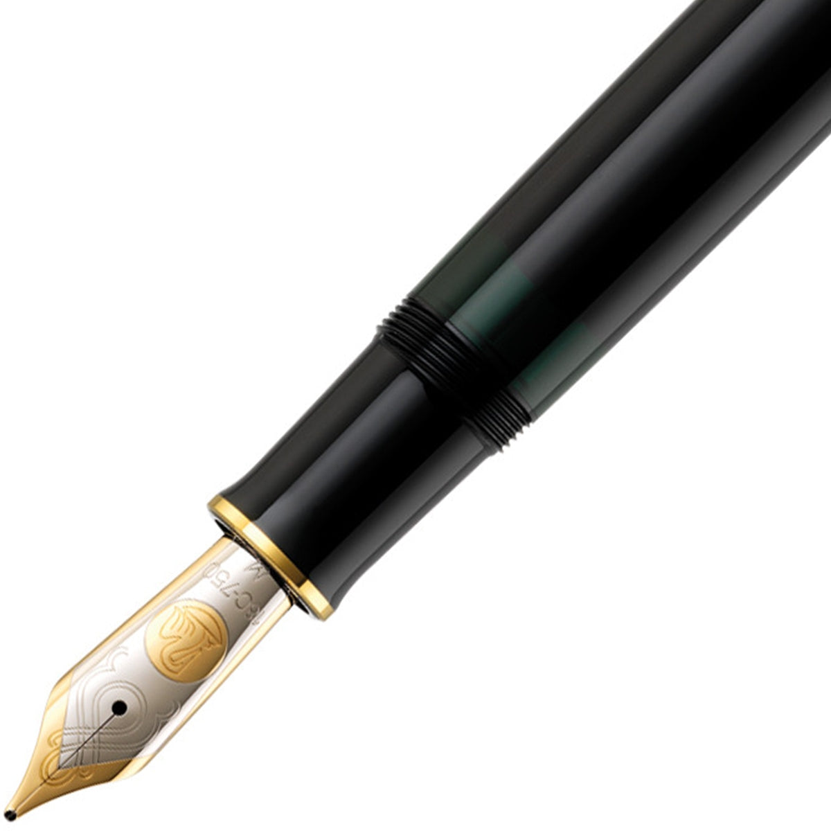 Pelikan, Penna stilografica Souverän M800, pennino 18K, nero