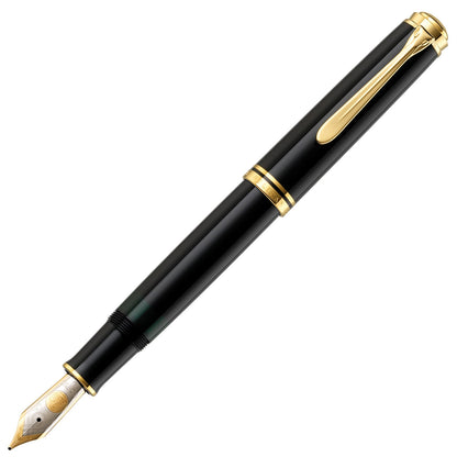 Pelikan, Penna stilografica Souverän M800, pennino 18K, nero