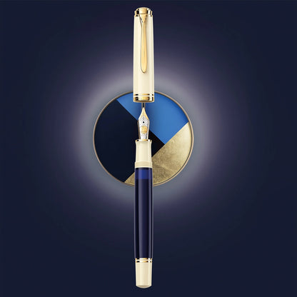 Pelikan, Stylo-plume, Souverän M800, 18ct, Cream Blue