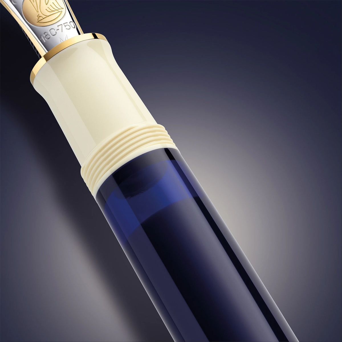 Pelikan, Stylo-plume, Souverän M800, 18ct, Cream Blue