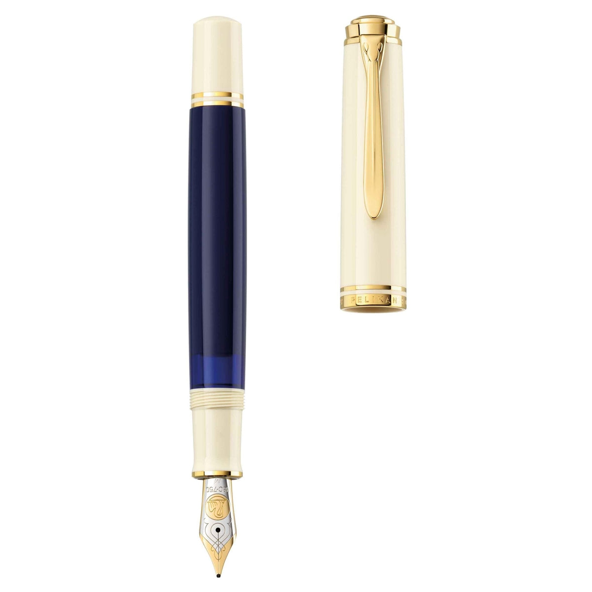 Pelikan, Stylo-plume, Souverän M800, 18ct, Cream Blue