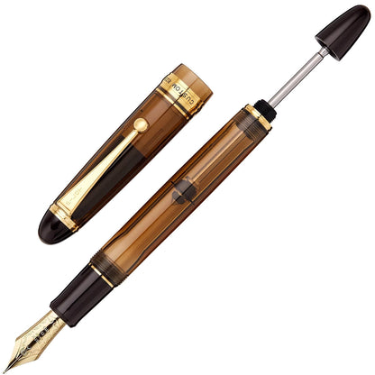 Penna stilografica Pilot Custom 823, 14Kt, marrone