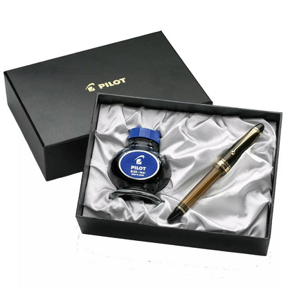 Penna stilografica Pilot Custom 823, 14Kt, marrone