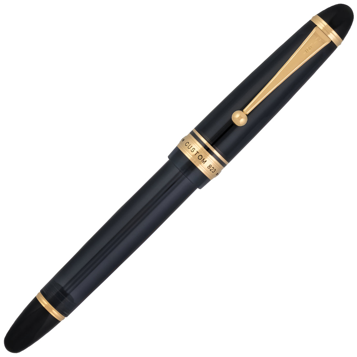 Penna stilografica Pilot Custom 823, 14Kt, nera