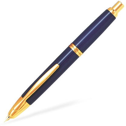 Penna stilografica Pilot Capless Gold, 18Kt, blu
