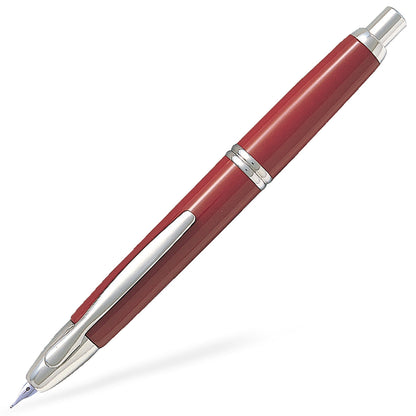 Penna stilografica Pilot Capless Rhodium, 18Kt, rossa