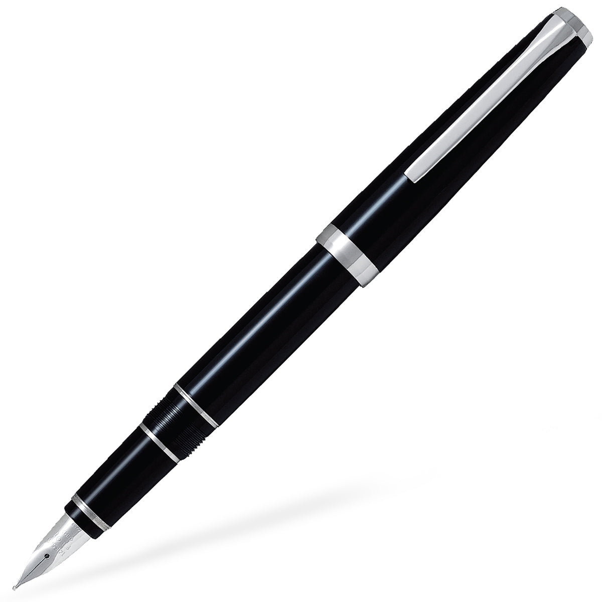 Stylo plume Pilot Falcon or 14 carats, noir
