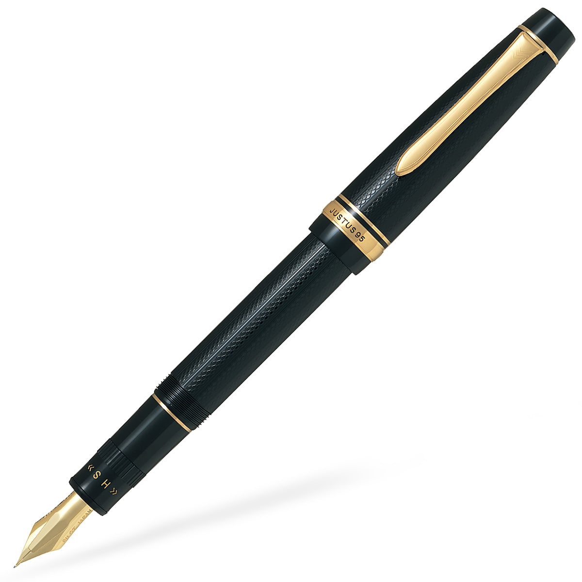 Pilot Füller Justus 14Kt, schwarz