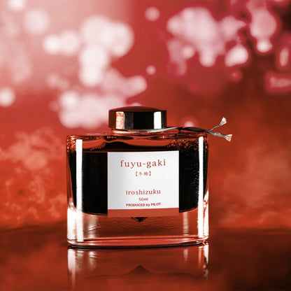 Pilot, flacon d'encre Iroshizuku, Kaki d'hiver, 50 ml, Fuyu-Gaki