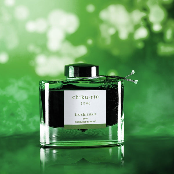 Pilot, Bocal d'encre Iroshizuku, Bamboo Forest, 50 ml, Chiku-Rin