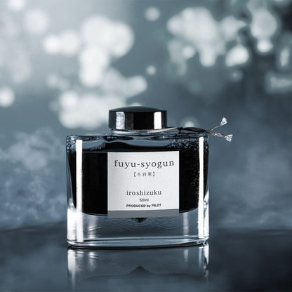 Pilot, flacon d'encre Iroshizuku, Old Man Winter, 50 ml, Fuyu-Syogun