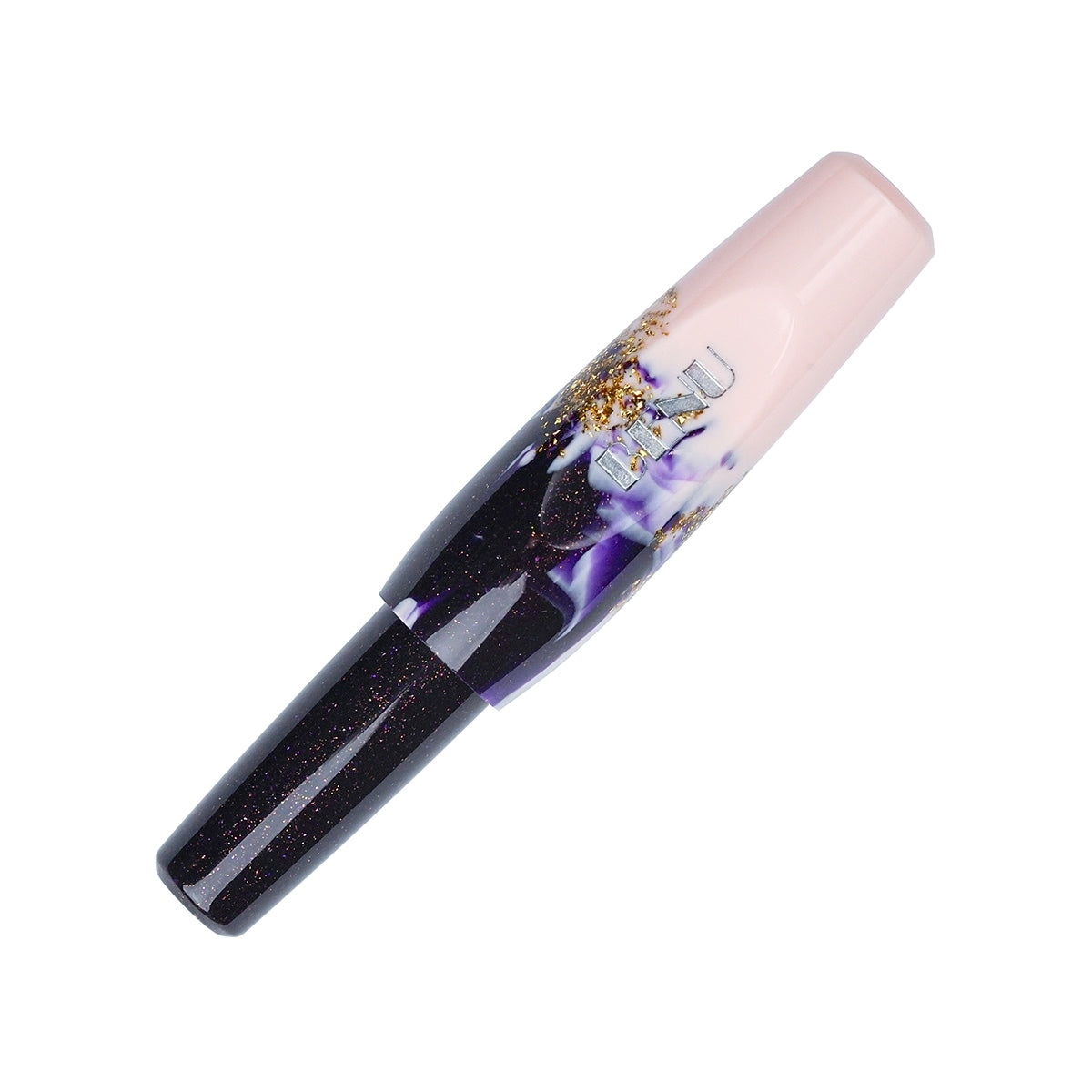 Penna stilografica BENU Pixie argento, crema di prugna