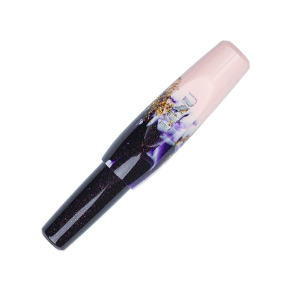 Penna stilografica BENU Pixie argento, crema di prugna