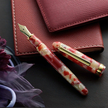 Platinum, penna stilografica, #3776 Century Celluloid, 14Kt, Koi