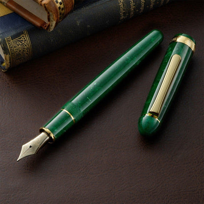 Platinum, penna stilografica, #3776 Century Celluloide, 14Kt, Giada