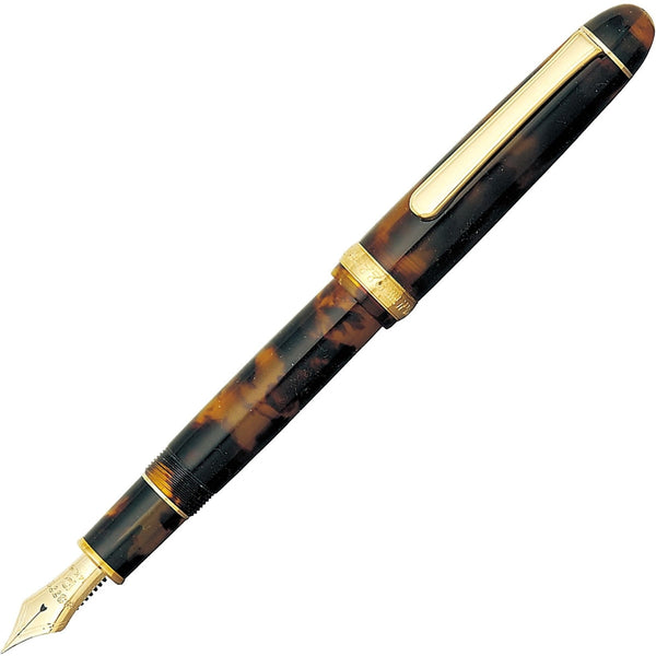 Platinum, penna stilografica, #3776 Century Celluloid, 14Kt, tartarugato