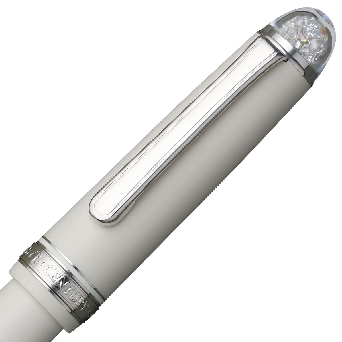 Platinum, penna stilografica, #3776 Century Shape of Heart, elementi decorativi in ottone rodiato 14Kt, avorio