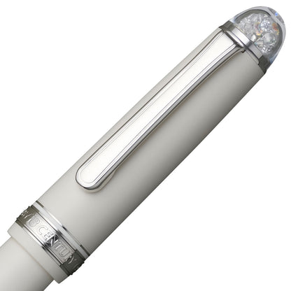 Platinum, penna stilografica, #3776 Century Shape of Heart, elementi decorativi in ottone rodiato 14Kt, avorio