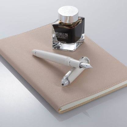 Platinum, penna stilografica, #3776 Century Shape of Heart, elementi decorativi in ottone rodiato 14Kt, avorio