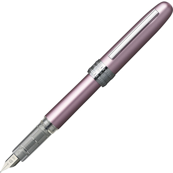 Platinum, Penna stilografica, Plaisir con cappuccio a scatto rosa