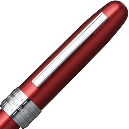 Platinum, stylo-plume, Plaisir capuchon encliquetable rouge