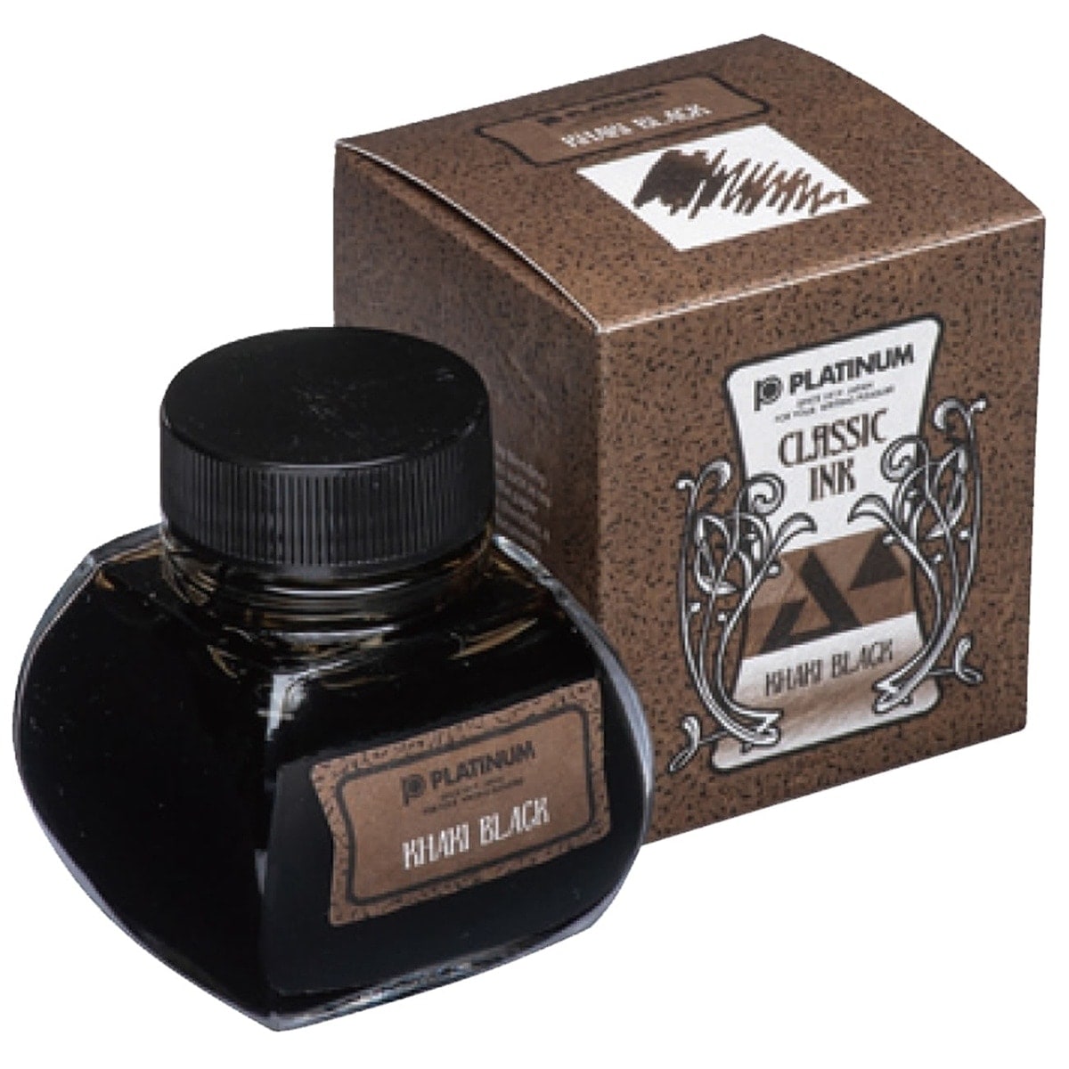 Platinum, Flacon d'encre, Classic Ink Khaki Black