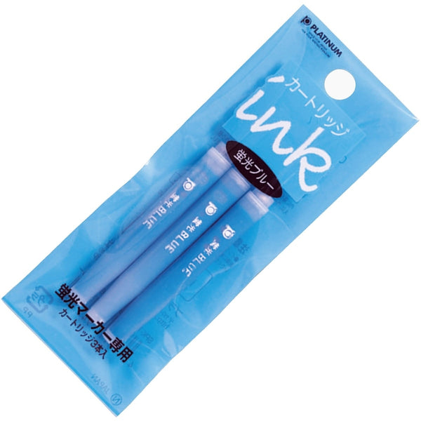 Platinum, Cartouche d'encre, Surligneur bleu fluorescent