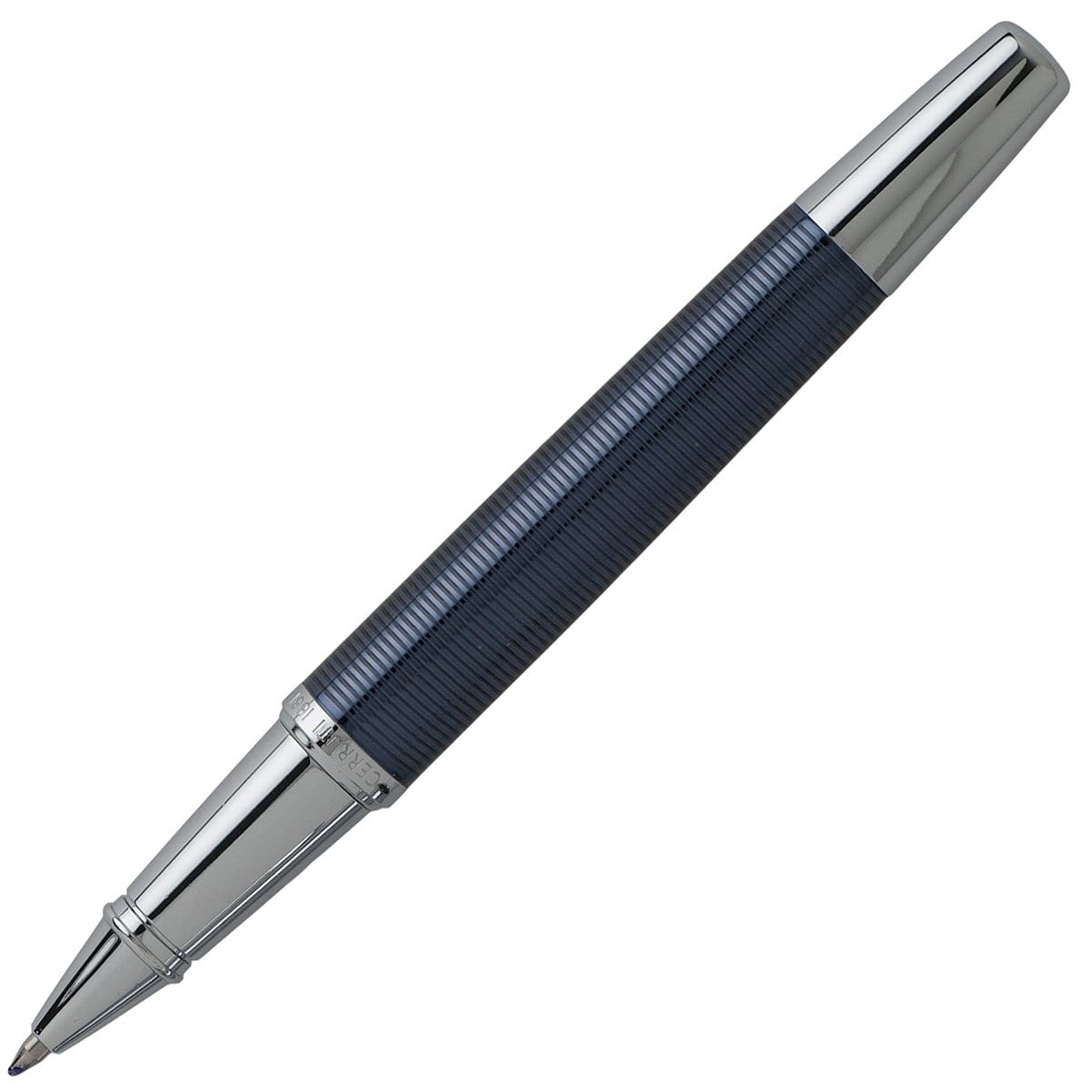 Cerruti 1881, Tintenroller, Conquest, dunkelblau, chrom-1